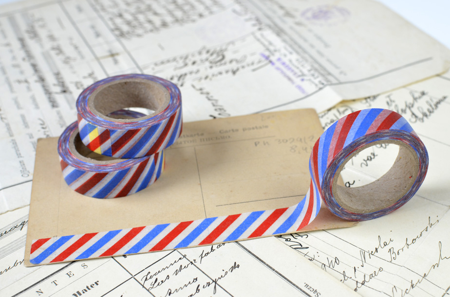 Decorative Paper Tape "Postal" / Postal / Decorative tapes