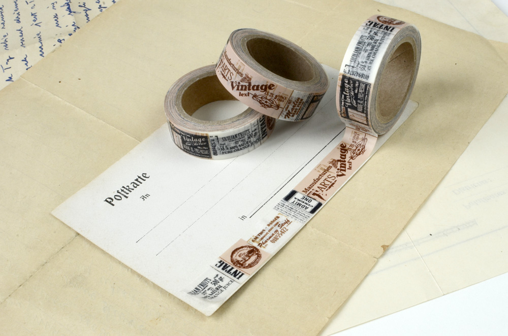 Decorative Paper Tape "Vintage" / Retro / Decorative tapes
