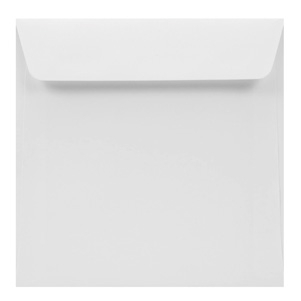 Square white envelope