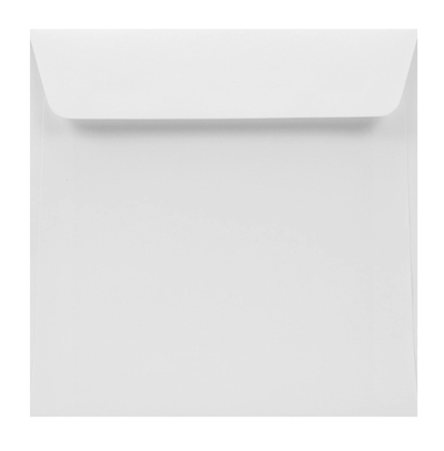 Square white envelope