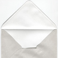 Decorative metallic envelope - waves C6
