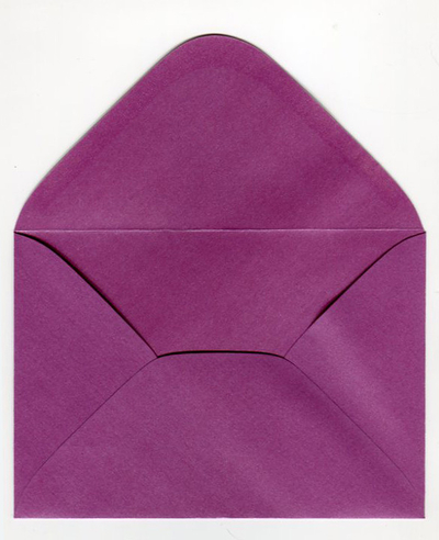 Decorative envelope pearl purple C6