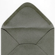 Decorative envelope pearl graphite C6