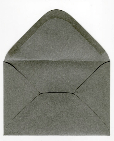 Decorative envelope pearl graphite C6