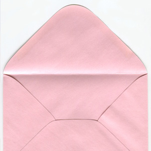 Pearl envelope - powder pink