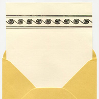 Embossed stationery set 