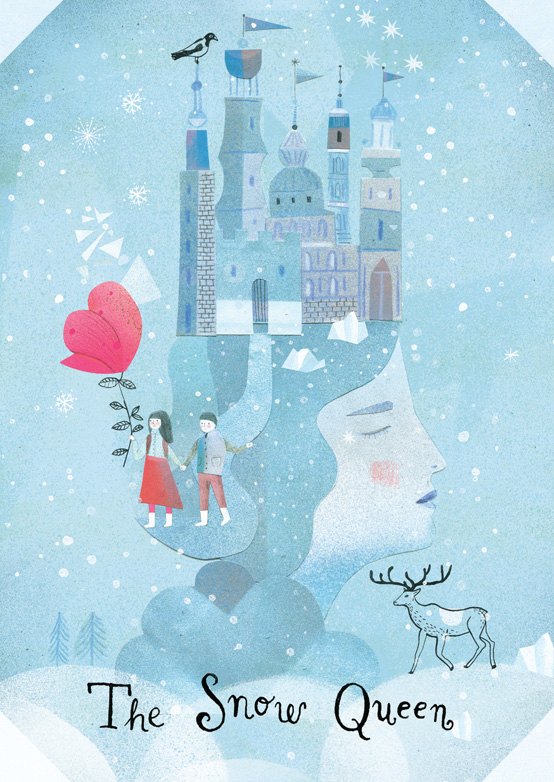 The Snow Queen Fairytale And Legends Series Postcards Postallove Postcards Made With Love
