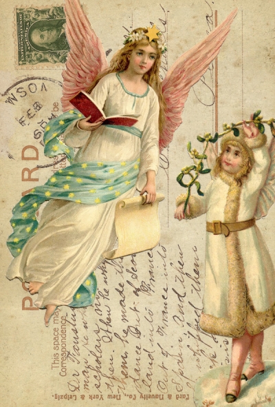 Collage with angels