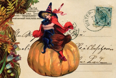 Halloween collage