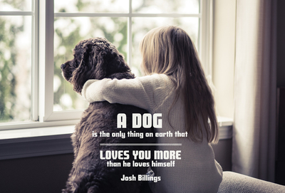 Quote 'A dog is the only thing on earth that loves...'