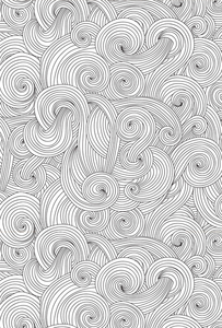 Kolorowanka Fale Coloring Postcard Waves Coloring