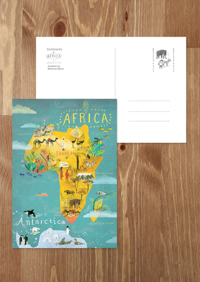 Africa and Antarctica