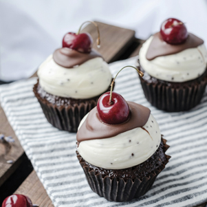 Cherry muffins