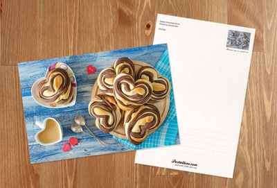 Sweet chocolate buns