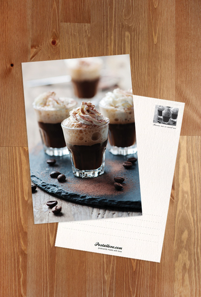 Coffee with whipped cream