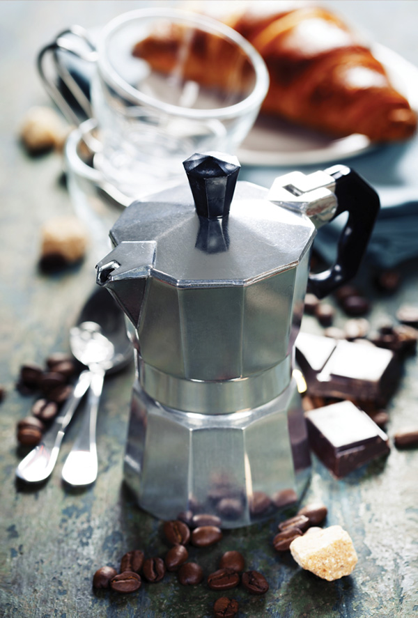 Coffee percolator / Culinary / Postcards / Postallove postcards made