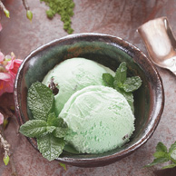 Peppermint ice cream