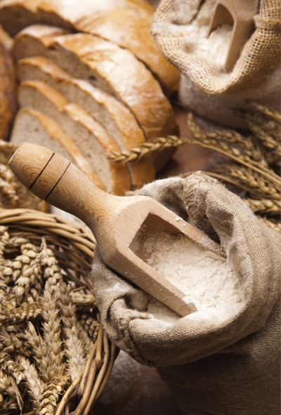 Flour and traditional bread