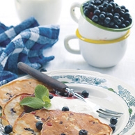 Blueberry pancakes