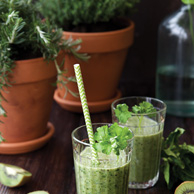 Smoothie with kiwi fruit