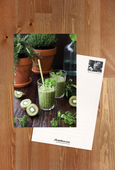 Smoothie with kiwi fruit