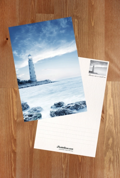 Blue lighthouse