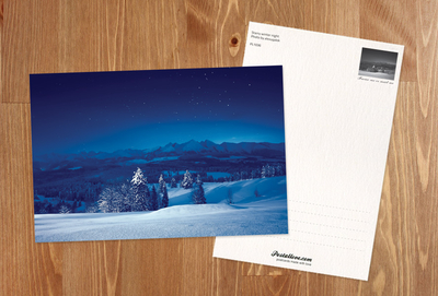 Starry winter night
