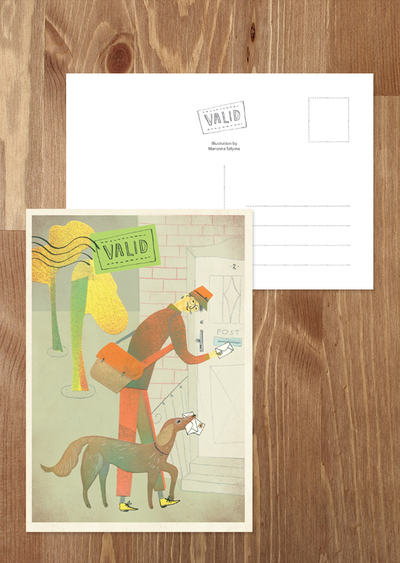 Postman and dog - Marianna Sztyma