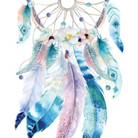 Blue dreamcatcher