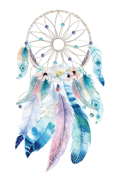 Blue dreamcatcher