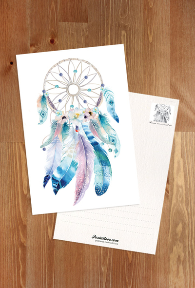 Blue dreamcatcher