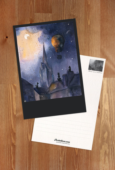 Grzegorz Chudy - Cat's conspiracy on the roofs in Josselin