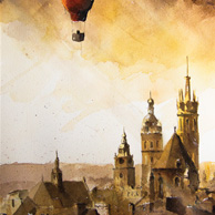 Grzegorz Chudy - Flight above Kraków 