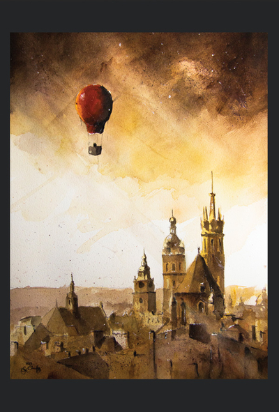 Grzegorz Chudy - Flight above Kraków 