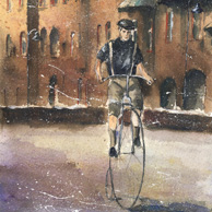 Grzegorz Chudy - Old bicycle in Nikiszowiec