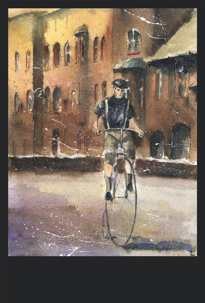 Grzegorz Chudy - Old bicycle in Nikiszowiec
