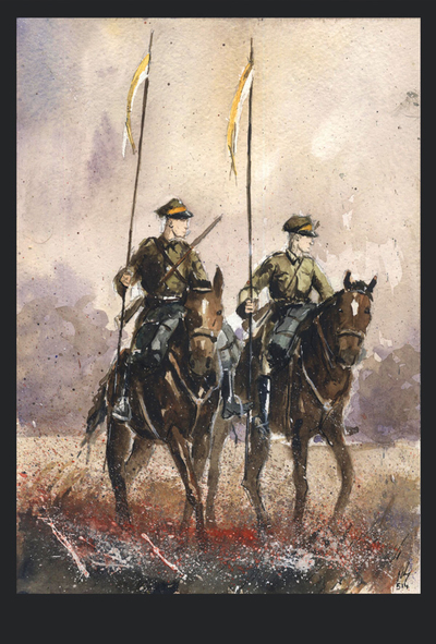 Grzegorz Chudy - Lancers from 3rd Silesian Cavalery Regiment