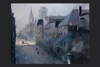 Grzegorz Chudy - An very old view on Szeroka Street