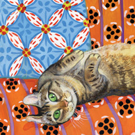 Isy Ochoa - Chiffon on the African sofa
