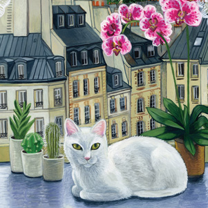 Isy Ochoa - Kisa et le Sacré Cœur à Paris