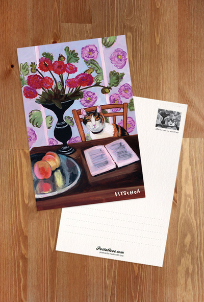 Isy Ochoa - Dinner Partty with Matissem the cat