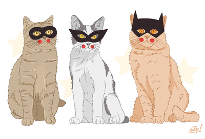 Terakoty - Black cats