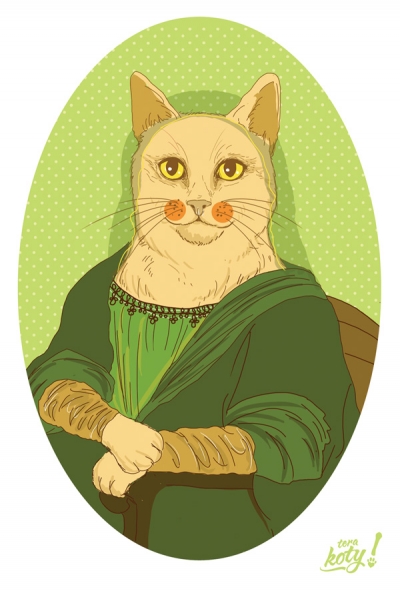 Terakoty - Da Vinci Cat