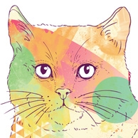 Terakoty - Colorful Cat