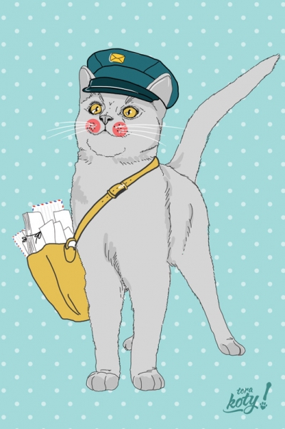 Terakoty - Postman Cat