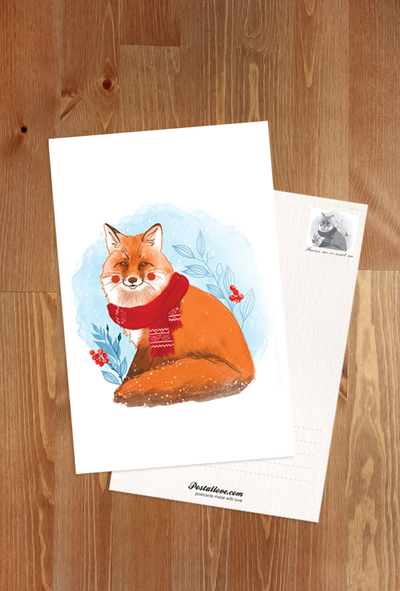 Terakoty - Christmas fox