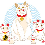 Terakoty - Maneki neko