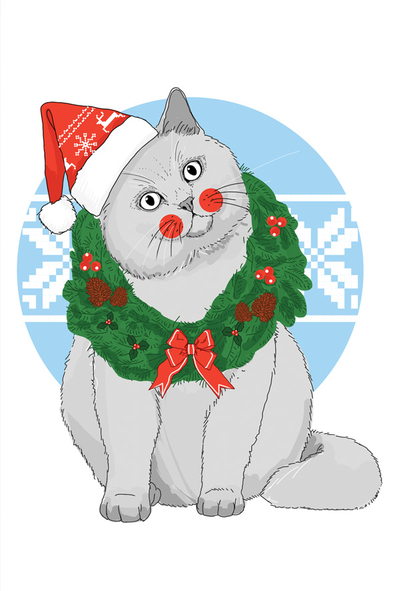Terakoty - Christmas wreath