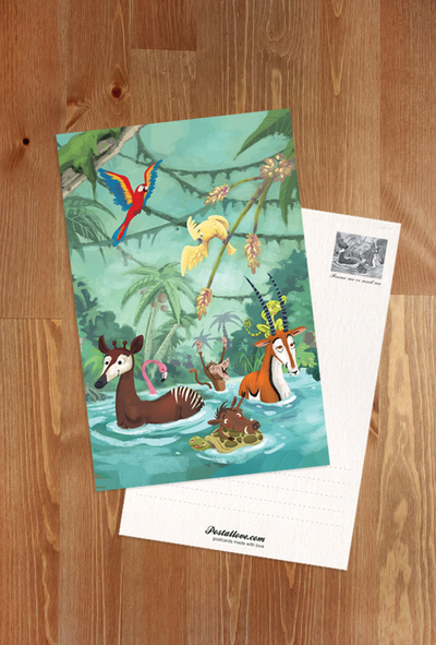 Animals in the jungle