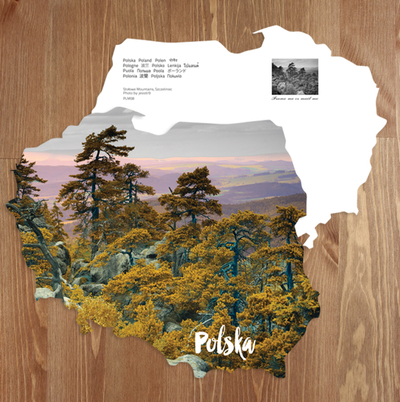 Map - Table Mountains, Szczeliniec in the autumn